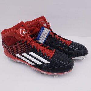 NEW Adidas PowerAlley 3 Mid Metal Baseball Cleats